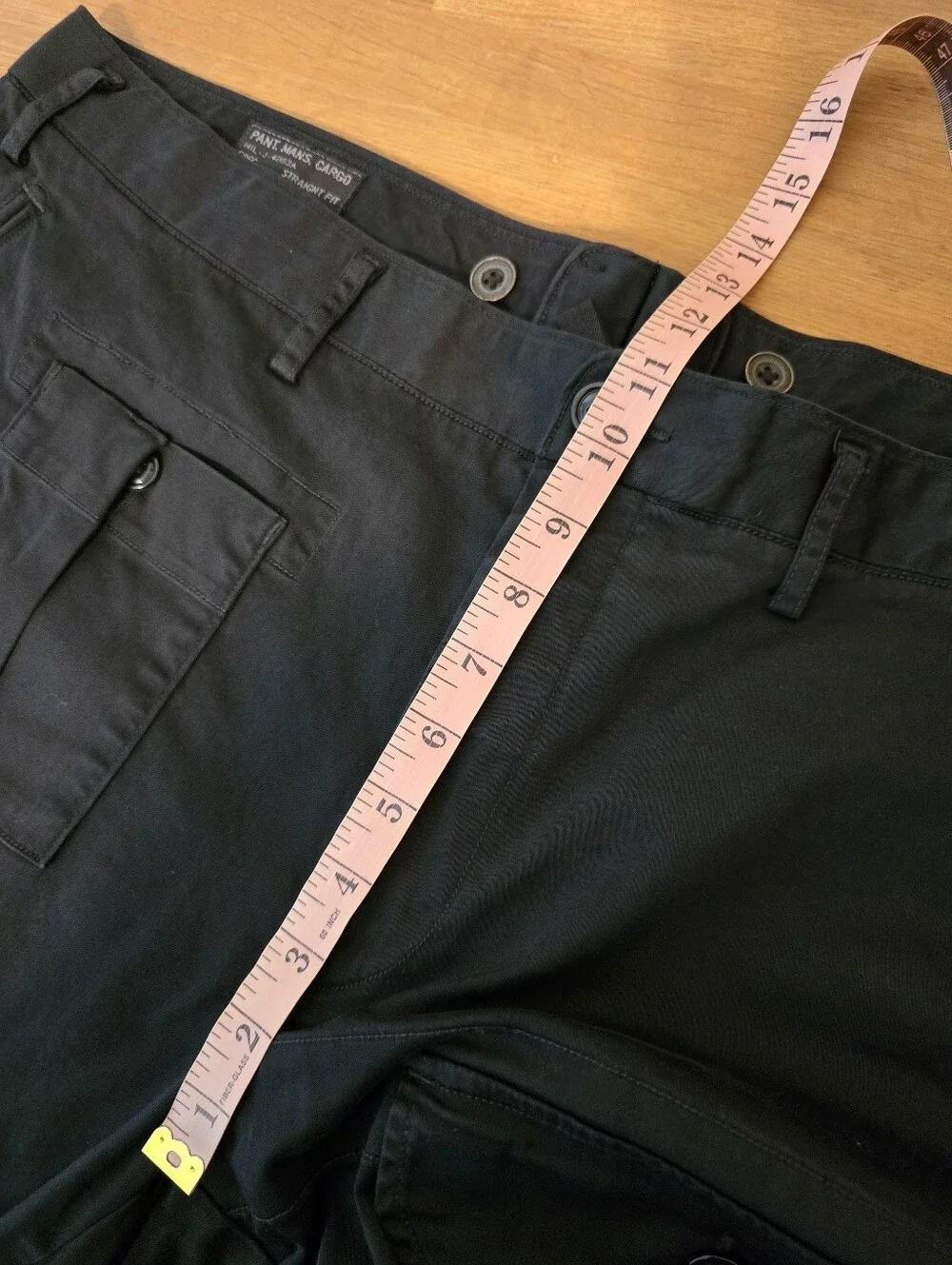 Polo Ralph Lauren MIL-J-4883A Cargo Pants Black Tapered Fit Cuffed 40